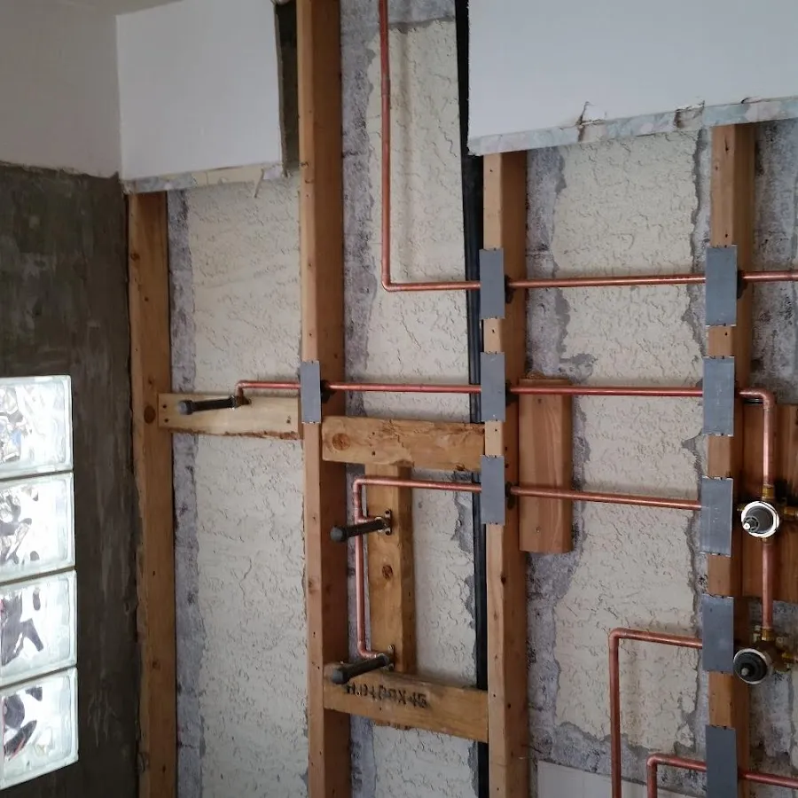 Copper pipe installation for Burst Pipe Repair in Danville